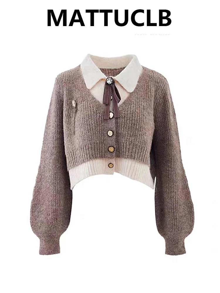 Зимний женский укороченный свитер с длинным рукавом, искусственный трикотаж из двух предметов, корейский трикотаж, дизайнерский джемпер, пуловеры, новинка 2000-х годов
Зимний женский укороченный свитер с длинным рукавом, искусственный трикотаж из двух предметов, корейский трикотаж, дизайнерский джемпер, пуловеры, новинка 2000-х годов