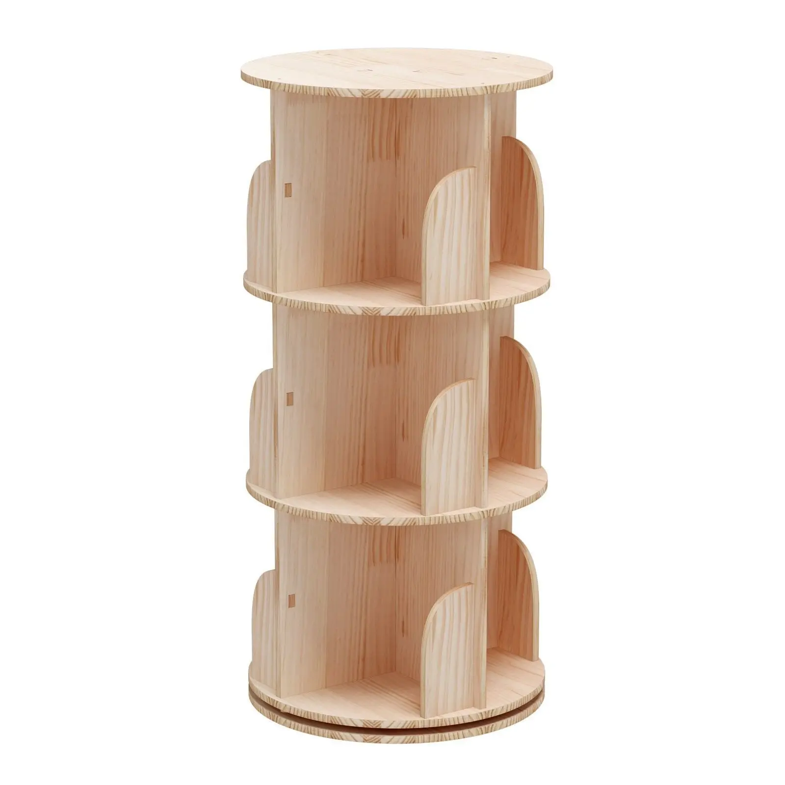 Solid wood rotating bookshelf, bookcase floor-to-ceiling home use, simple
Solid wood rotating bookshelf, bookcase floor-to-ceiling home use, simple