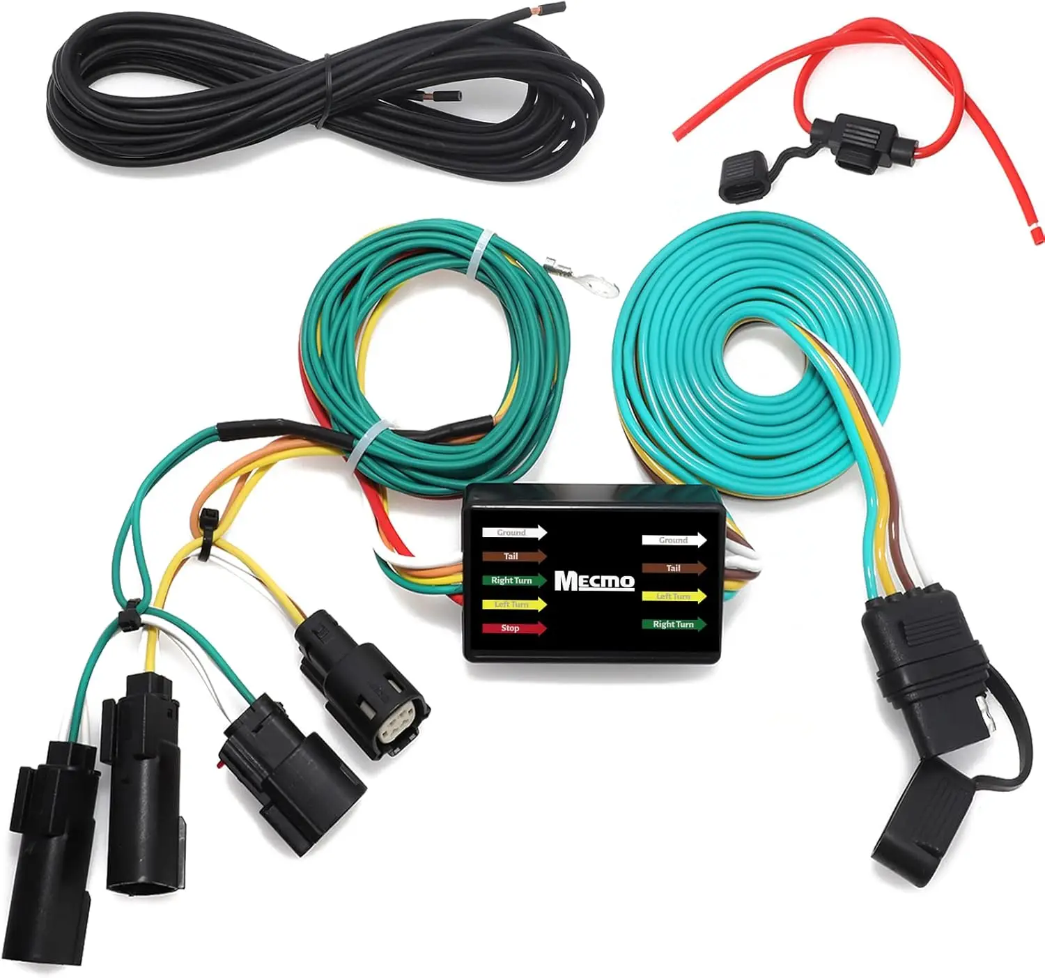 4-Pin Trailer Wiring Harness for 2015-2024 Ford Transit Models, Vehicle-Side 4 Flat Towing Hitch Wire Connector
4-Pin Trailer Wiring Harness for 2015-2024 Ford Transit Models, Vehicle-Side 4 Flat Towing Hitch Wire Connector