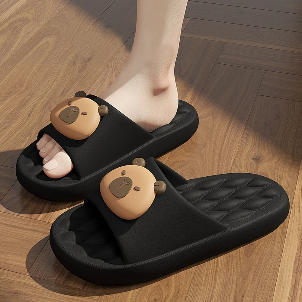 BASATU Summer Cartoon Bear Men Women Slippers Flat Sole Girls Home Bath Beach Slides Shoes
BASATU Summer Cartoon Bear Men Women Slippers Flat Sole Girls Home Bath Beach Slides Shoes