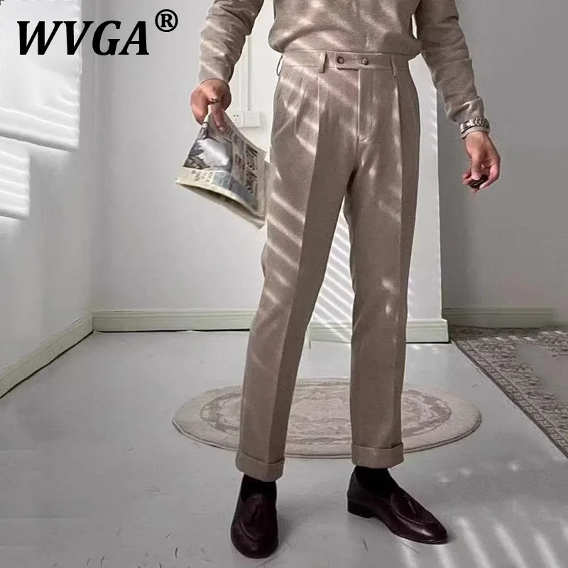 WVGA Spring Autumn New Men Tide Y2K Elegant Fashion High-Waisted Straight Niche Chic Casual Suit-Pants Korean Avant-Garde W7297
WVGA Spring Autumn New Men Tide Y2K Elegant Fashion High-Waisted Straight Niche Chic Casual Suit-Pants Korean Avant-Garde W7297