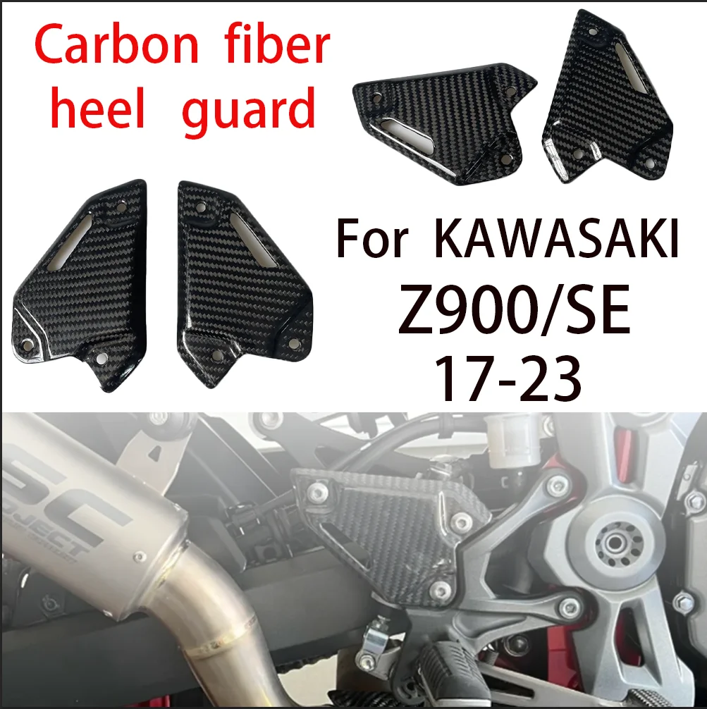 For KAWASAKI Z900 Z900RS 2017 2018 2019 2020 2021 2022 2023 2024Carbon Fiber Motorcycle Accessories Heel Guard Plates Foot Rests
For KAWASAKI Z900 Z900RS 2017 2018 2019 2020 2021 2022 2023 2024Carbon Fiber Motorcycle Accessories Heel Guard Plates Foot Rests