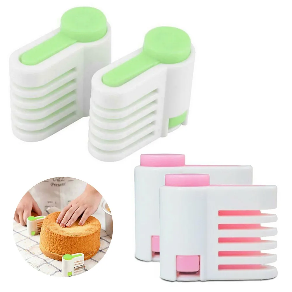 2PCS Bread Slicer to fix Cake Knife Food Grade Plastic 5 Layers Separator for Toast Slicer Cake Decorating Tools
2PCS Bread Slicer to fix Cake Knife Food Grade Plastic 5 Layers Separator for Toast Slicer Cake Decorating Tools