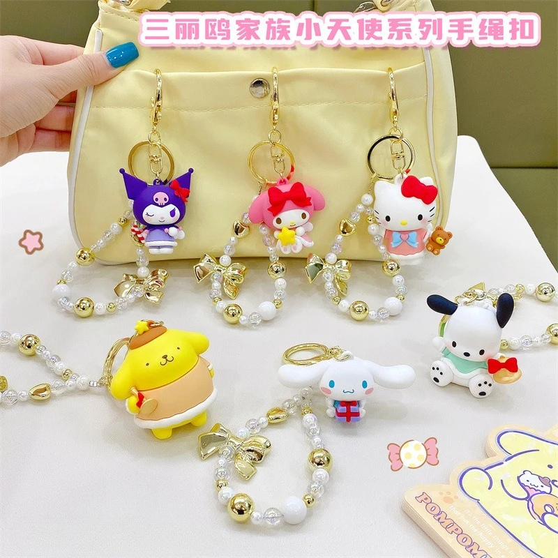 2025 New Style Sanrio Angel HelloKitty Keychain Cute HelloKitty Plush Backpack Pendant Kuromi Melody Keychain
2025 New Style Sanrio Angel HelloKitty Keychain Cute HelloKitty Plush Backpack Pendant Kuromi Melody Keychain