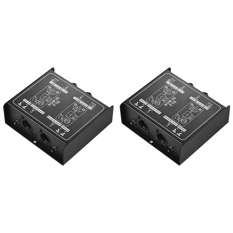 A43T 2X Premium Direct Injection Molded Audio Box - Passive DI Unit Canceller With Input Pad For Guitar And Bass Connections
A43T 2X Premium Direct Injection Molded Audio Box - Passive DI Unit Canceller With Input Pad For Guitar And Bass Connections
