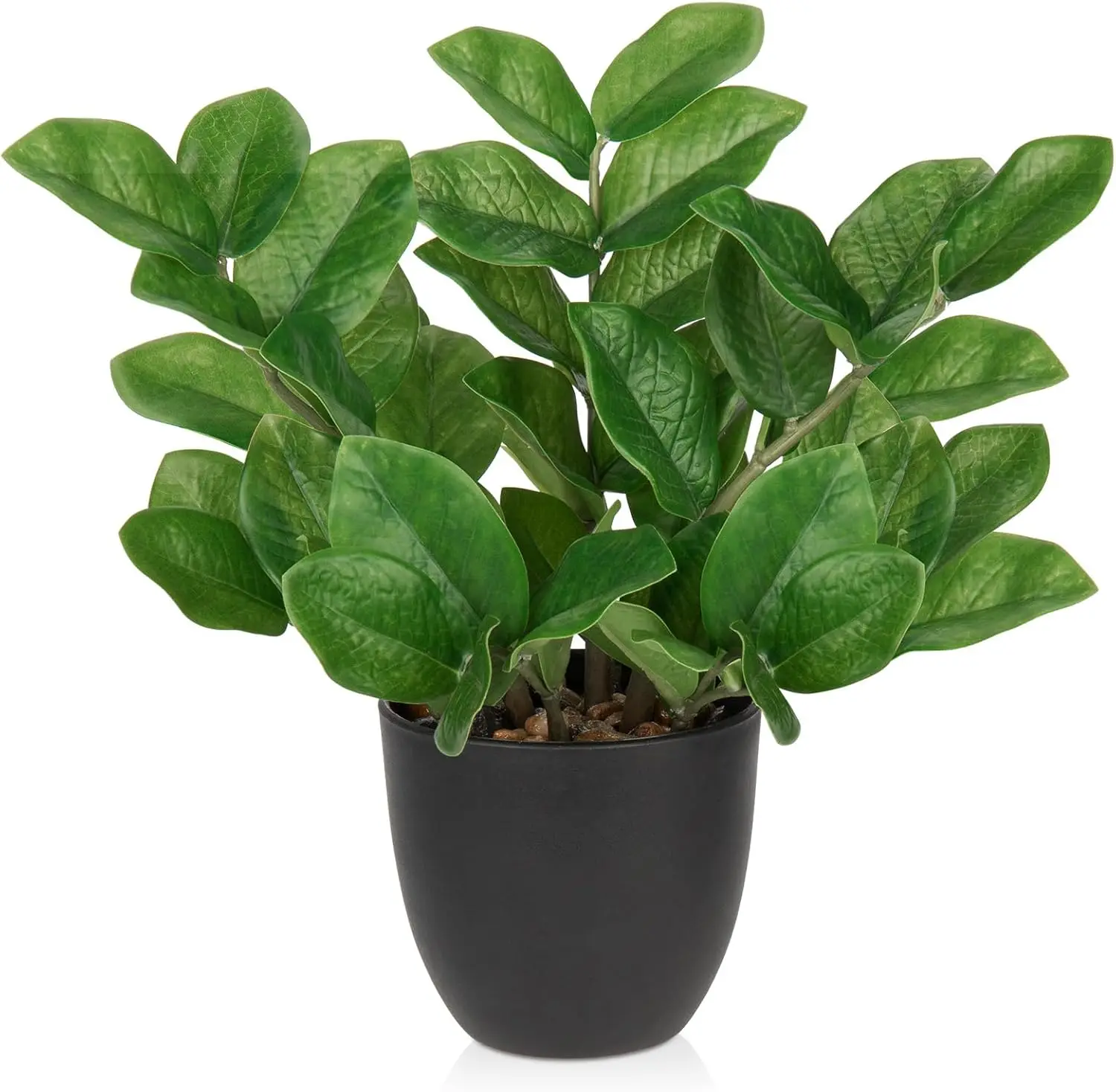 Artificial ZZ Plant in Black Pot, Fake Silk Houseplant for Home Office or Bathroom Decor (Green, 1 Pack)
Artificial ZZ Plant in Black Pot, Fake Silk Houseplant for Home Office or Bathroom Decor (Green, 1 Pack)