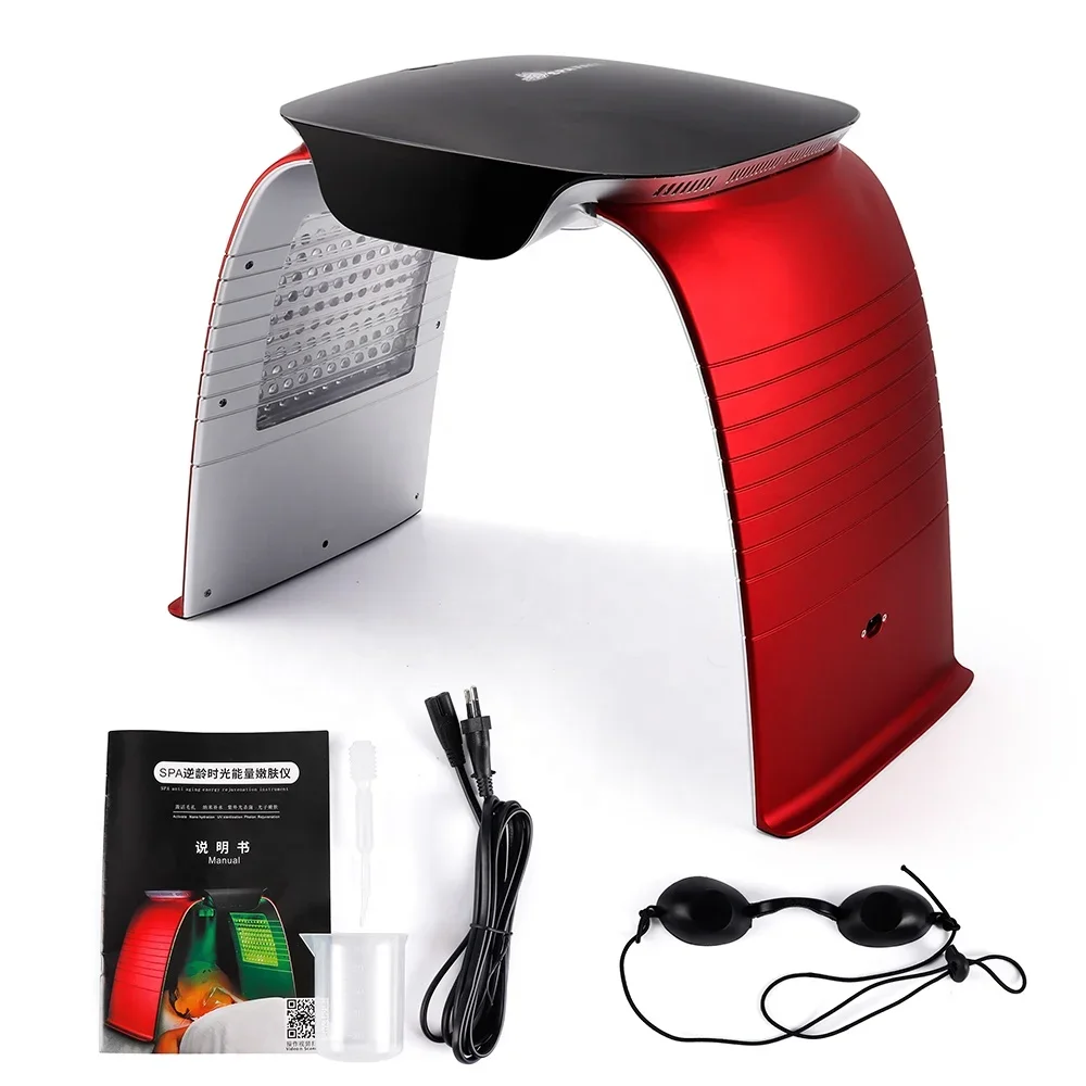 7 colors LED Red Light Facial Neck Body Blue Light Therapy Purpose Lifting And Firming Facial Massage Device
7 colors LED Red Light Facial Neck Body Blue Light Therapy Purpose Lifting And Firming Facial Massage Device