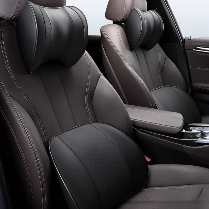Universal Auto Leather Car Neck Pillow Memory Foam Auto Rear Seat Back Headrest Lumbar Supports Travel Cushion Cover Accessories
Universal Auto Leather Car Neck Pillow Memory Foam Auto Rear Seat Back Headrest Lumbar Supports Travel Cushion Cover Accessories