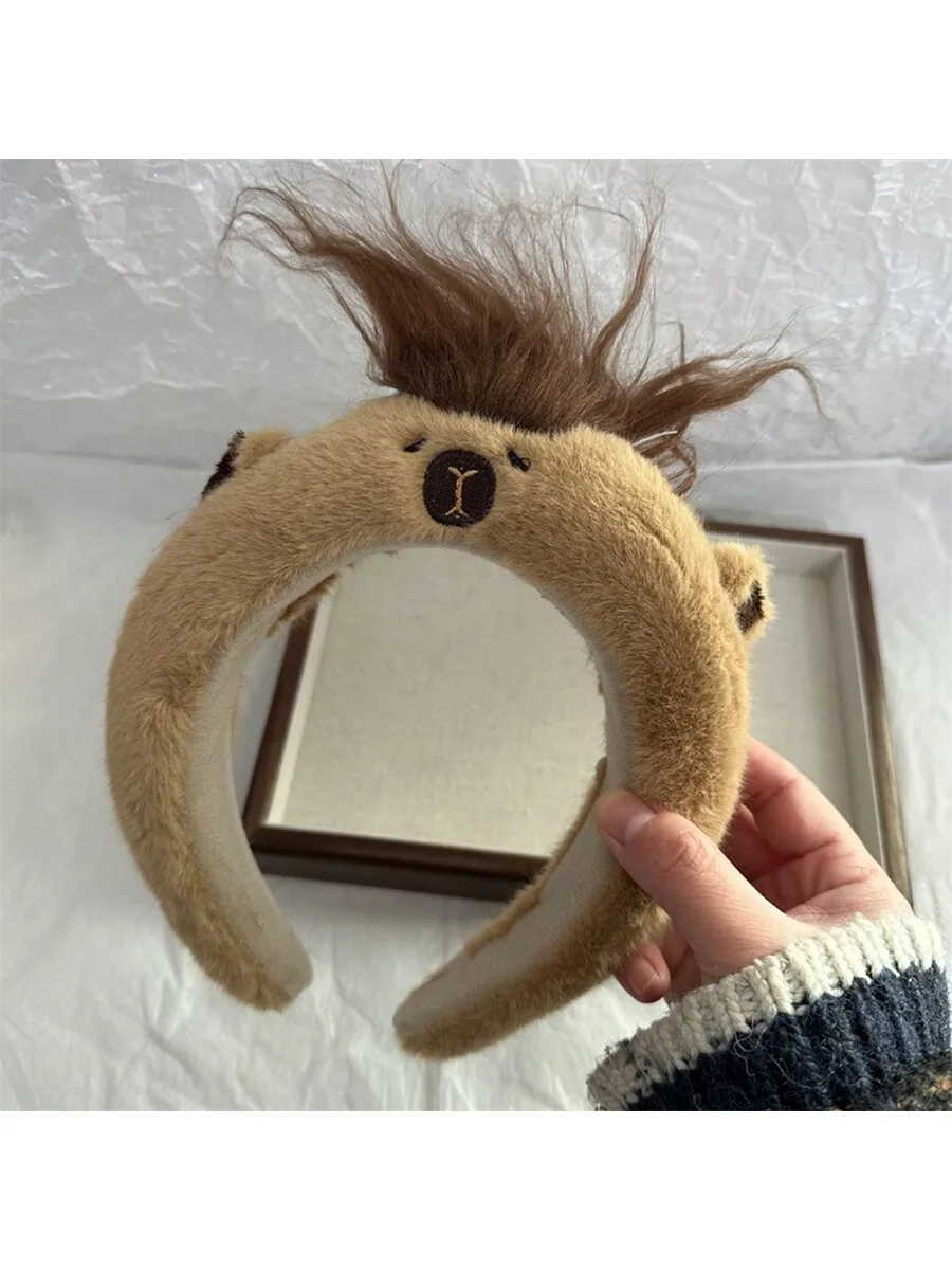 Plush Capybara Headband For Women Soft Cute Animal Hair Hoop Face Washing Hair Band
Plush Capybara Headband For Women Soft Cute Animal Hair Hoop Face Washing Hair Band