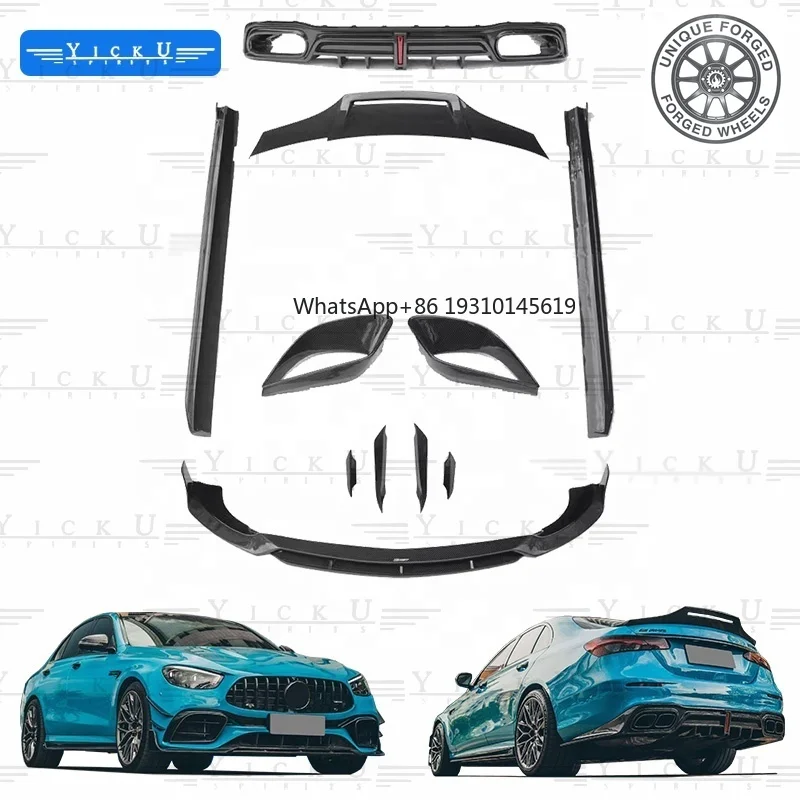 26 Style YICKU High Quality Body Kit For Mercedes-Benz E-Class W213 63 AMG 2021-2023 Upgrade CMST Style Auto Part Front Lip Rear
26 Style YICKU High Quality Body Kit For Mercedes-Benz E-Class W213 63 AMG 2021-2023 Upgrade CMST Style Auto Part Front Lip Rear