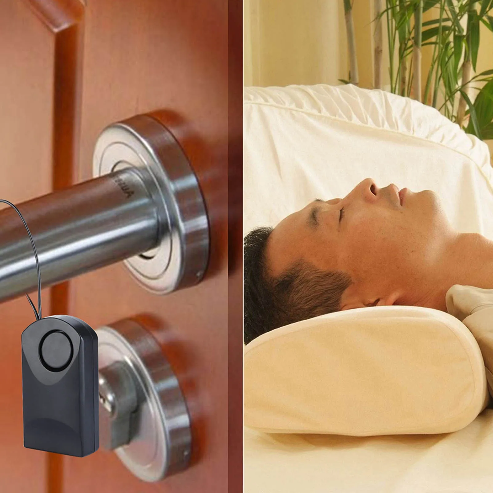 Security Alarm sensor 120db Wireless Anti Theft Security Alarm Loud Door Knob