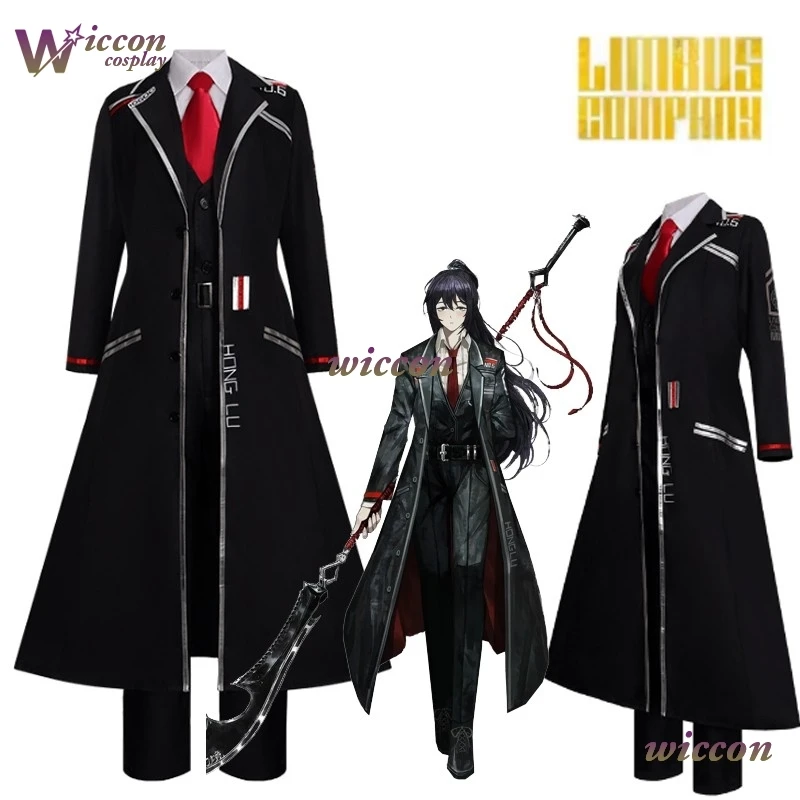 YesOk/ Game Limbus Company Hong Lu Cosplay Costume Black Cloak Uniform Role Play Wig Adult Men Halloween Carnival Christmas
YesOk/ Game Limbus Company Hong Lu Cosplay Costume Black Cloak Uniform Role Play Wig Adult Men Halloween Carnival Christmas