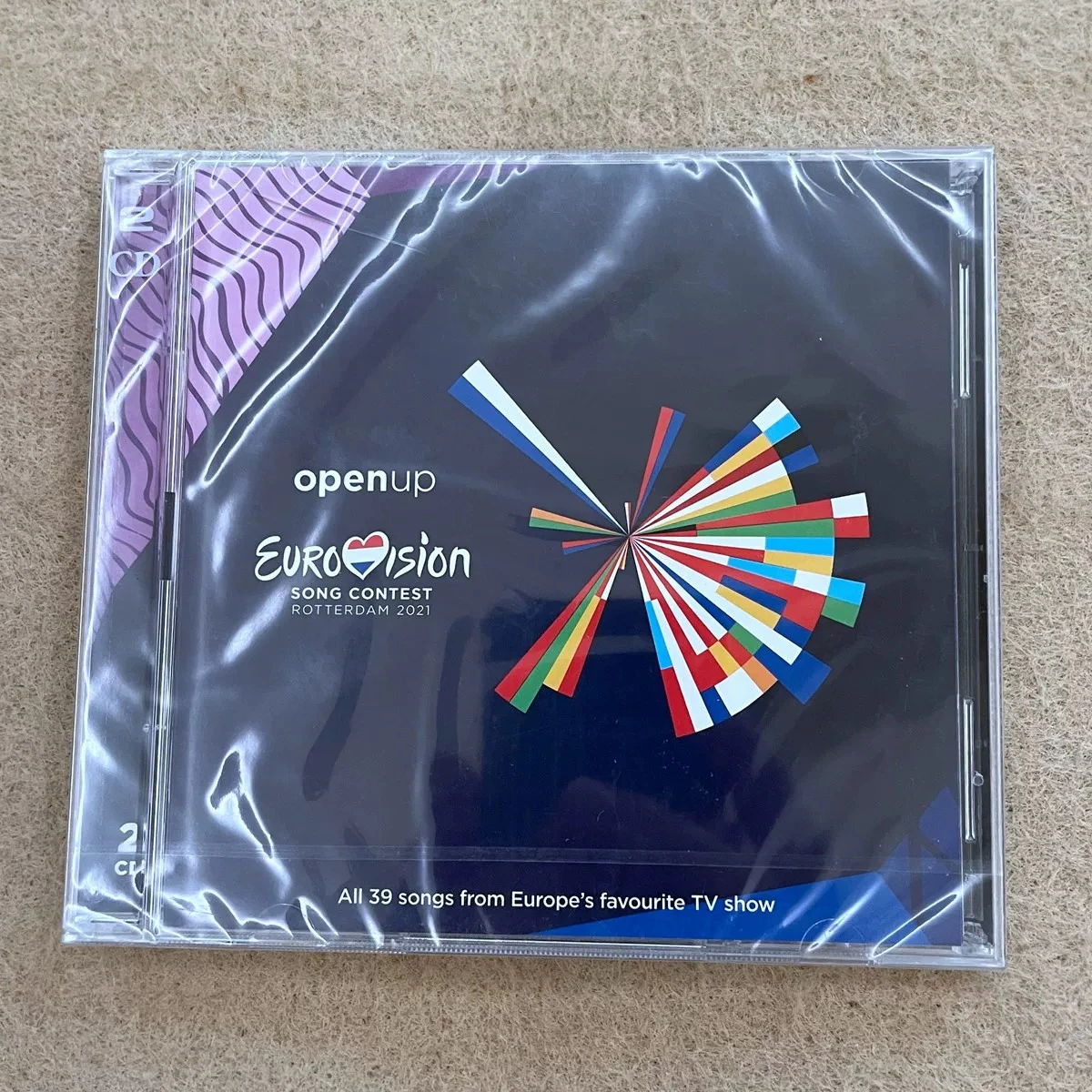 2CD Official Eurovision Song Contest 2021 Rotterdam Open Up Multi-Language Pop Compilation
2CD Official Eurovision Song Contest 2021 Rotterdam Open Up Multi-Language Pop Compilation