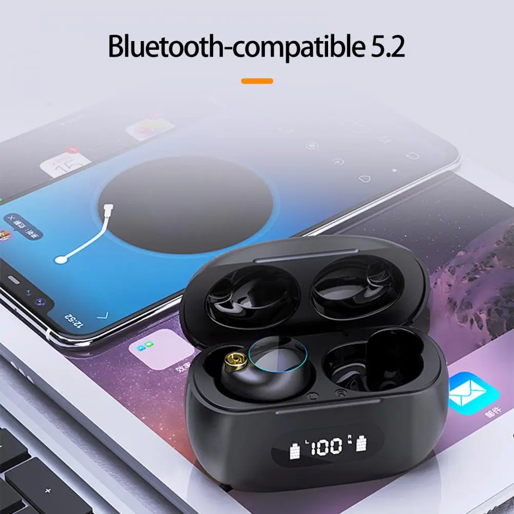 1 Set Portable Intelligent Noise Reduction 500mAh Charging Case IPX5 Waterproof Wireless Earbuds for Daily Use
1 Set Portable Intelligent Noise Reduction 500mAh Charging Case IPX5 Waterproof Wireless Earbuds for Daily Use