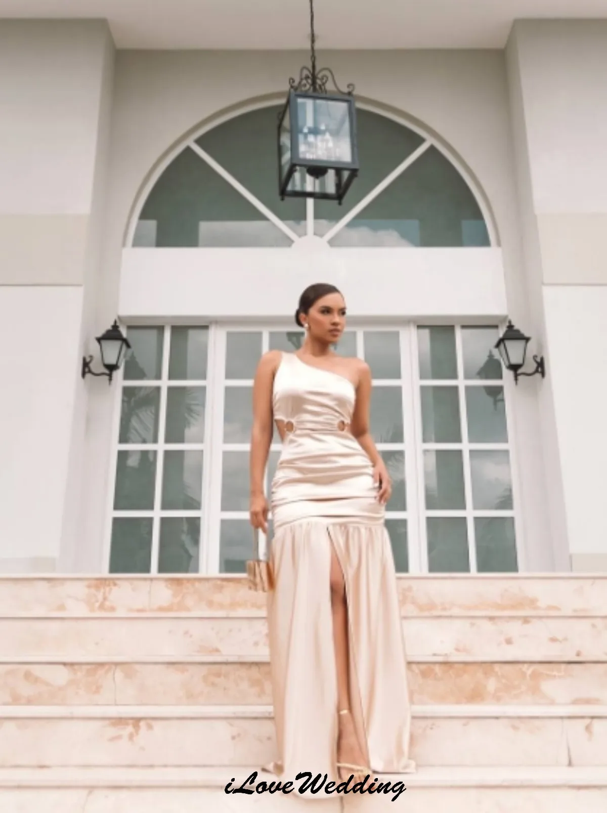 Champagne Gold Evening Dresses 2025 Elegant Wedding Party Dress One Shoulder Satin Cut-Out Ruched Gala Prom Dresses Customized
Champagne Gold Evening Dresses 2025 Elegant Wedding Party Dress One Shoulder Satin Cut-Out Ruched Gala Prom Dresses Customized
