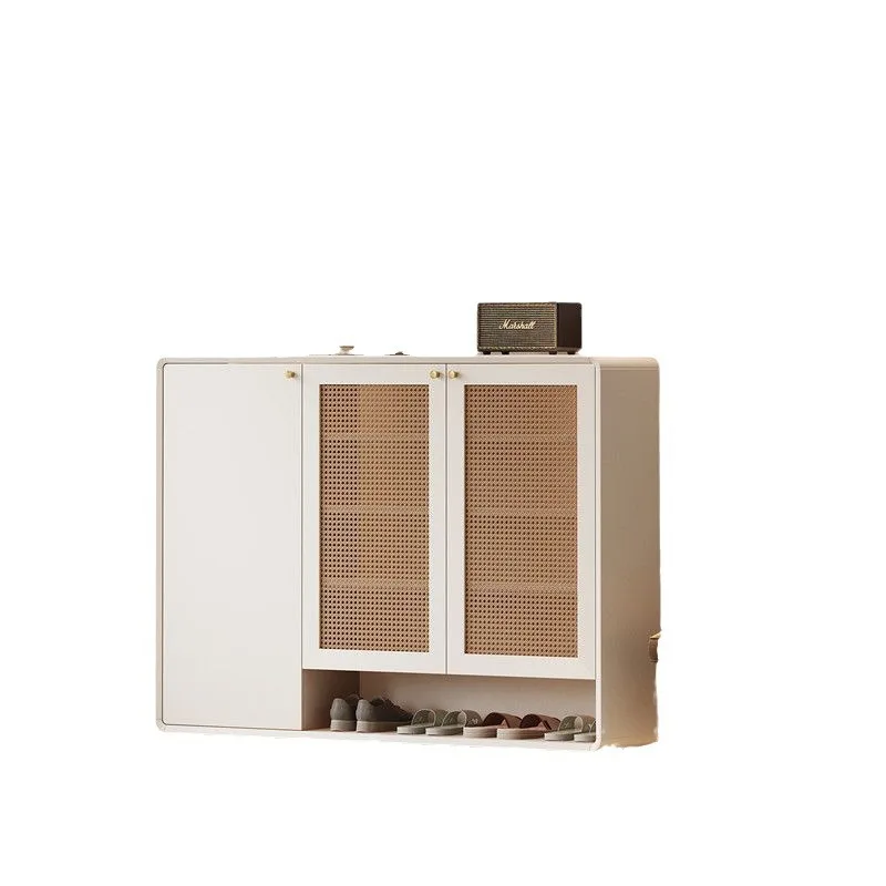 Rattan solid wood shoe cabinet entrance retro style home door storage indoor living room partition balcony locker
Rattan solid wood shoe cabinet entrance retro style home door storage indoor living room partition balcony locker