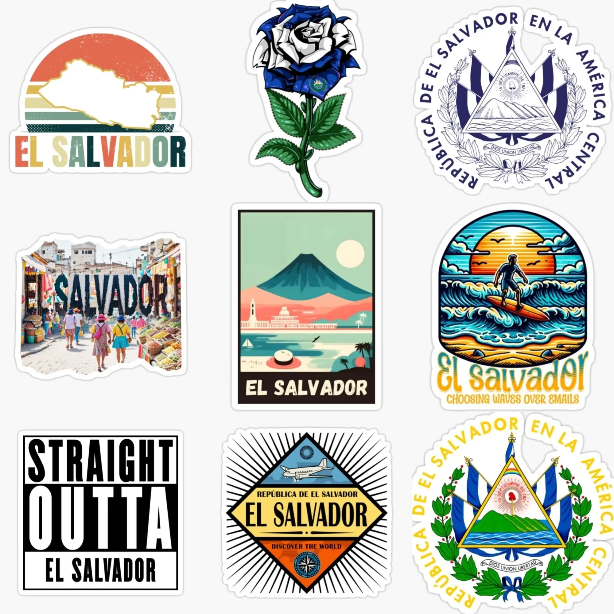 ES El Salvador Flag Map National Emblem Creative Sticker for Decorate Car Truck Van Bicycle Helmet Window Wall Decal Accessories
ES El Salvador Flag Map National Emblem Creative Sticker for Decorate Car Truck Van Bicycle Helmet Window Wall Decal Accessories