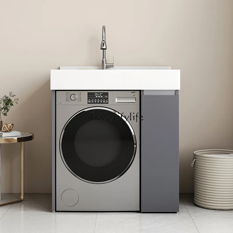 Honeycomb aluminum laundry cabinet small apartment balcony washing machine integrated combination
Honeycomb aluminum laundry cabinet small apartment balcony washing machine integrated combination
