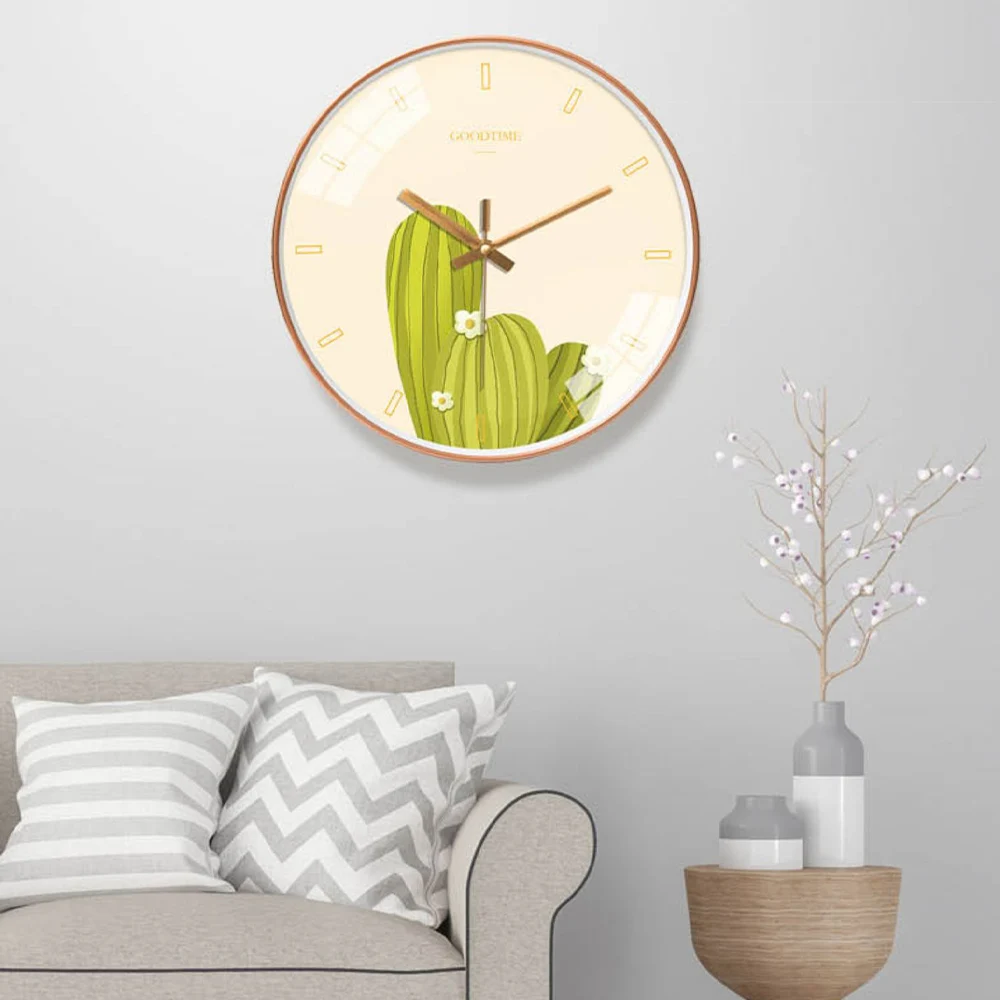 Nordic Creative Clock Modern Simple Plant Series Wall Clock for Home Living Room Bedroom Silent Wall Hanging Clock 8/10/12 Inch
Nordic Creative Clock Modern Simple Plant Series Wall Clock for Home Living Room Bedroom Silent Wall Hanging Clock 8/10/12 Inch