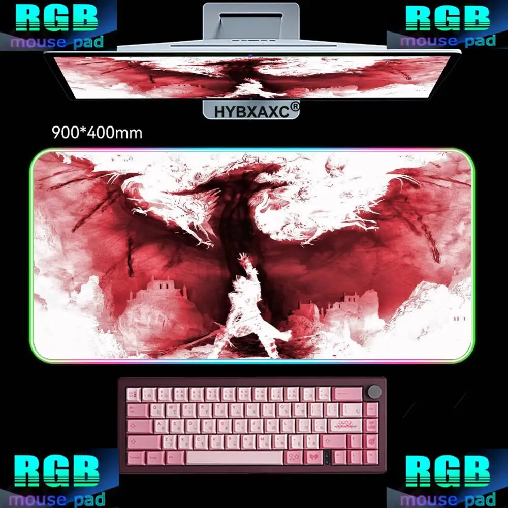 LED RGB HD fashing D-dragon A-age Mouse Pad Mousepad Large Gaming LockEdge Thickened Computer Keyboard Table Desk Mat HYBXAXC
LED RGB HD fashing D-dragon A-age Mouse Pad Mousepad Large Gaming LockEdge Thickened Computer Keyboard Table Desk Mat HYBXAXC
