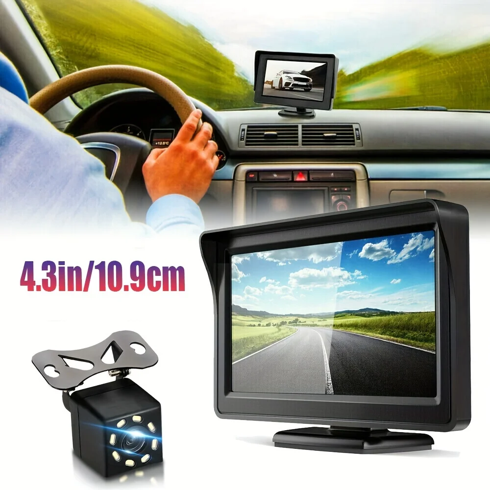 Car Monitor Camera 4.3-inch Display HD Reversing Rearview Camera Car Reversing Kit For Car Pickup Universal
Car Monitor Camera 4.3-inch Display HD Reversing Rearview Camera Car Reversing Kit For Car Pickup Universal