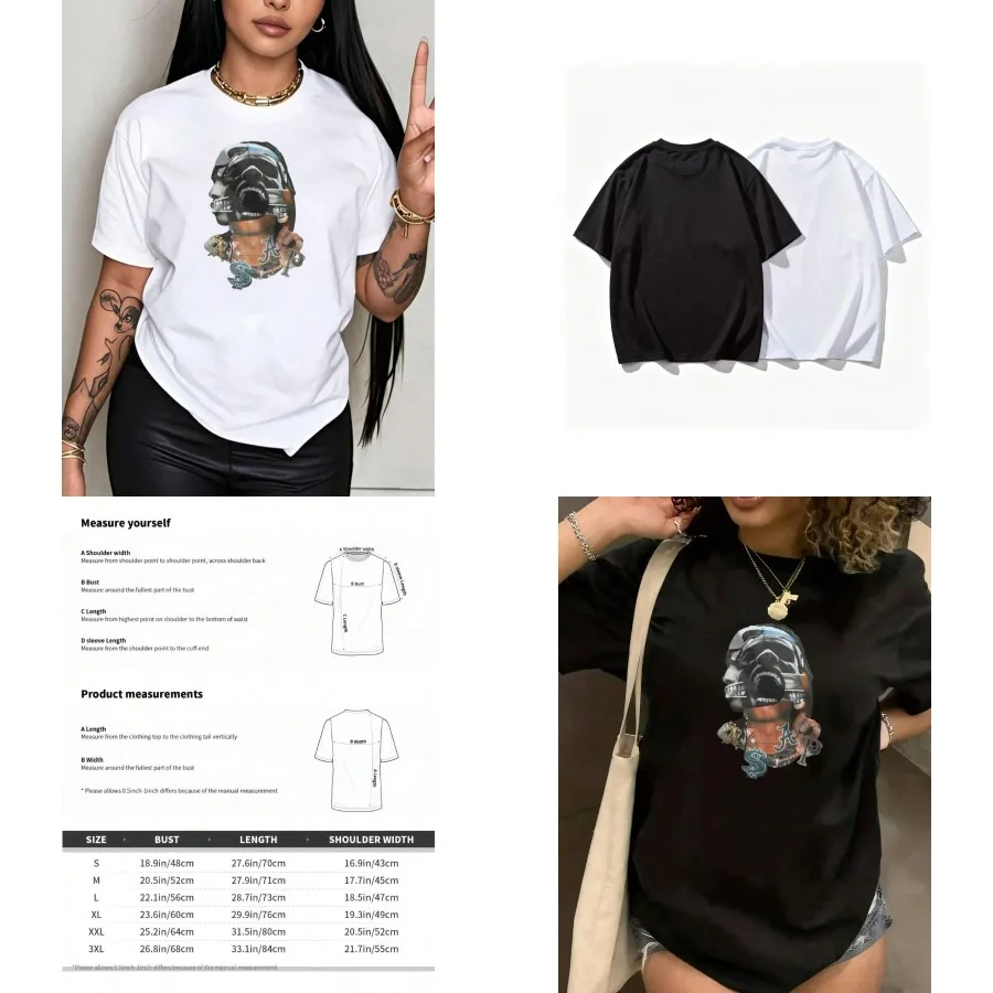 【New style】Round Neck Fun Print Black T Shirt With Stormtrooper Graphic And Dollar Sign Design Women's Casual Oversized Top Str
【New style】Round Neck Fun Print Black T Shirt With Stormtrooper Graphic And Dollar Sign Design Women's Casual Oversized Top Str