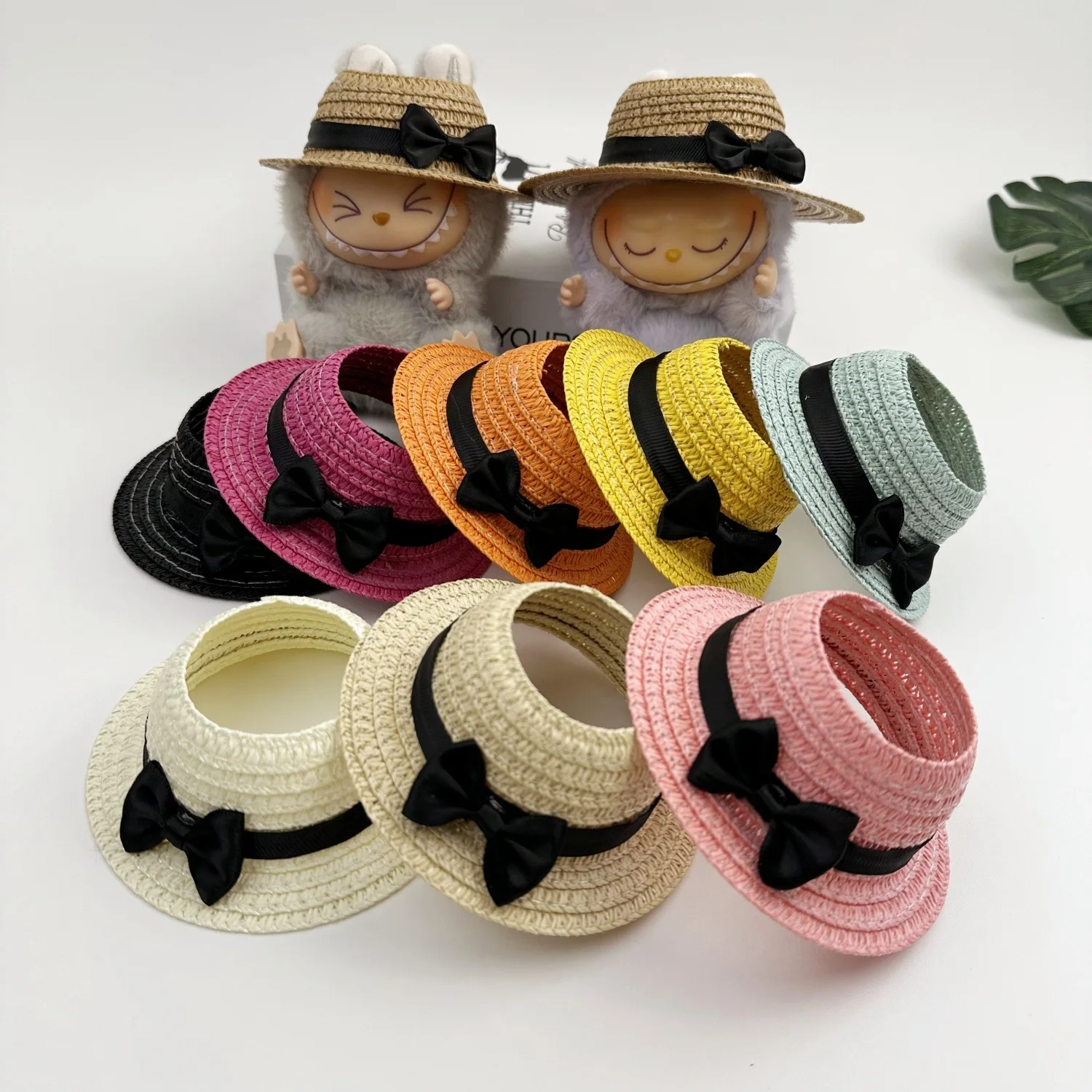 Clothes For Labubu Open-Top Straw Hat Labubu Hat with Bow 1st 2nd 3rd Gen 17cm Labubu Sitting Party Outfit Accessories
Clothes For Labubu Open-Top Straw Hat Labubu Hat with Bow 1st 2nd 3rd Gen 17cm Labubu Sitting Party Outfit Accessories