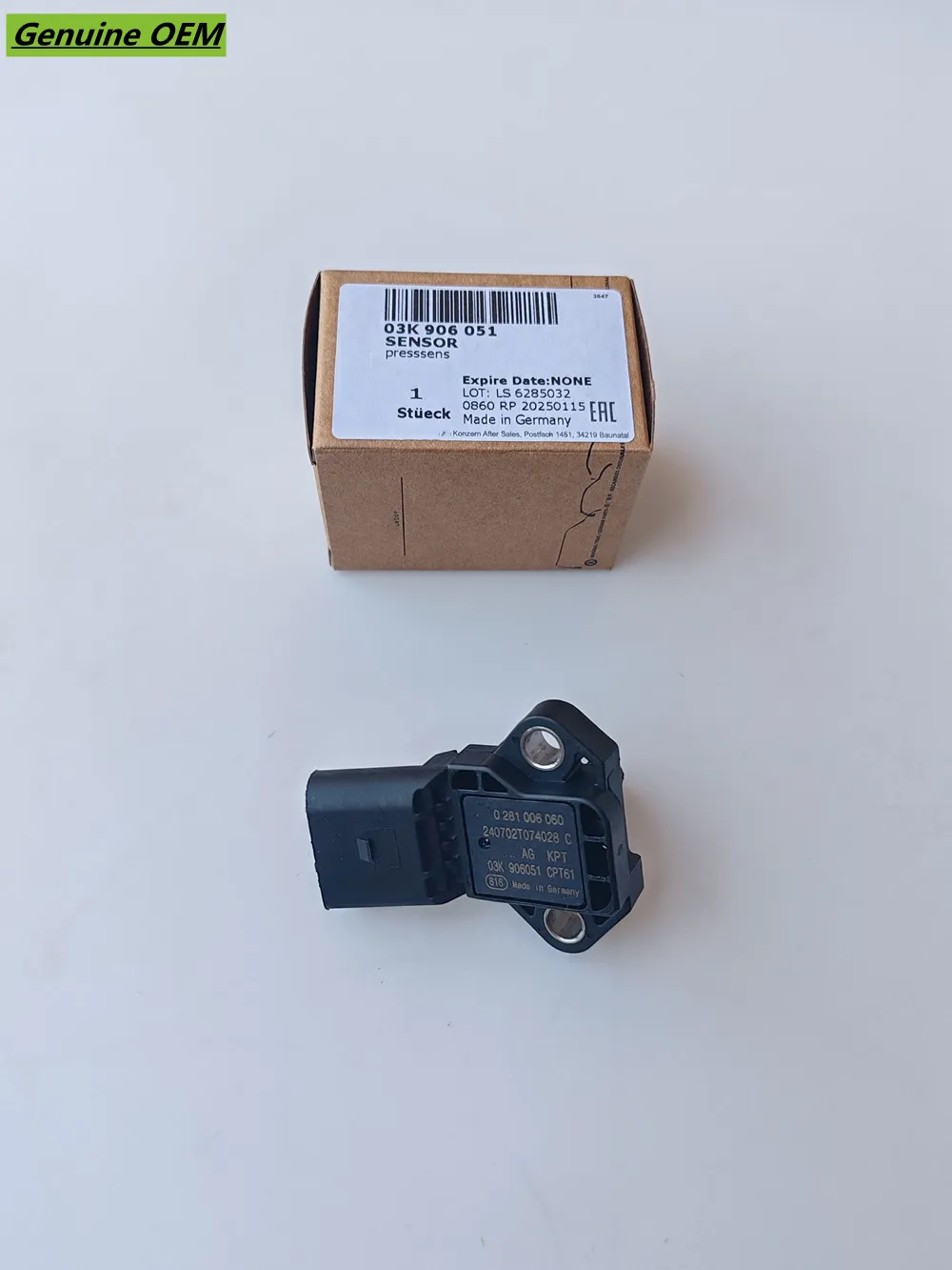 Оригинальный OEM 4-БАРный датчик воздушной карты 03K906051 03K906051A 02810060 0281006059 для VW AUDI RS3 TTRS SKODA SEAT 2.0 tdi 03K 906 051
Оригинальный OEM 4-БАРный датчик воздушной карты 03K906051 03K906051A 02810060 0281006059 для VW AUDI RS3 TTRS SKODA SEAT 2.0 tdi 03K 906 051