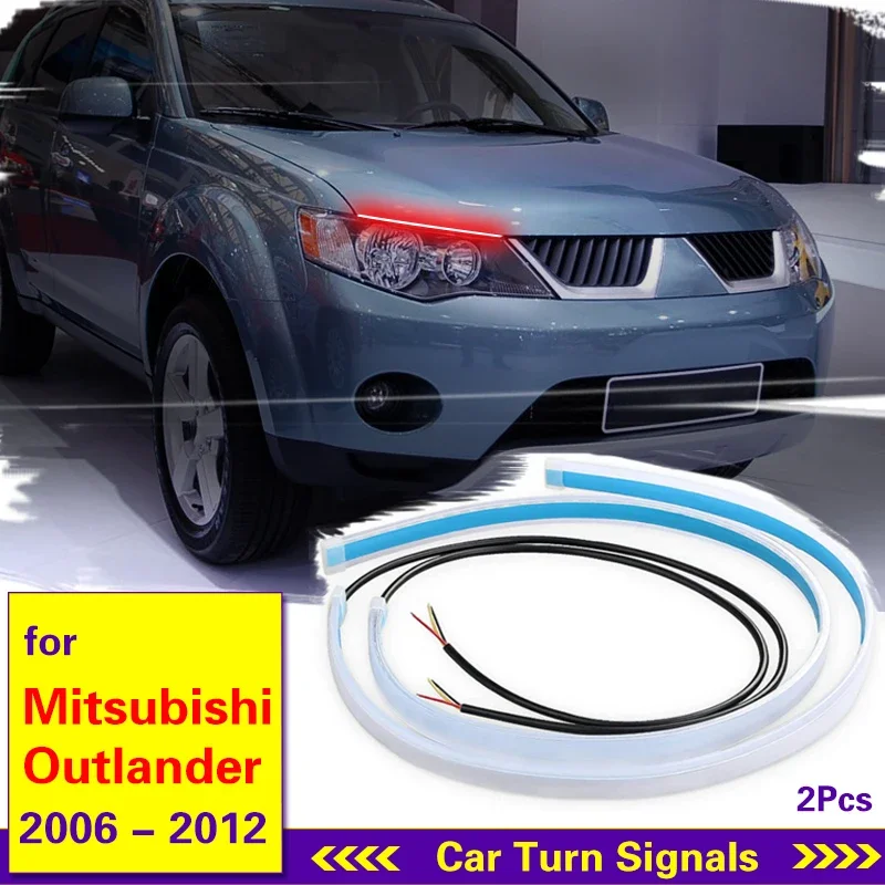 For Mitsubishi Outlander 2006-2012 LED DRL Car Daytime Running Light Strip Headlights Turn Signal Yellow Brake Flow Lights 12V
For Mitsubishi Outlander 2006-2012 LED DRL Car Daytime Running Light Strip Headlights Turn Signal Yellow Brake Flow Lights 12V
