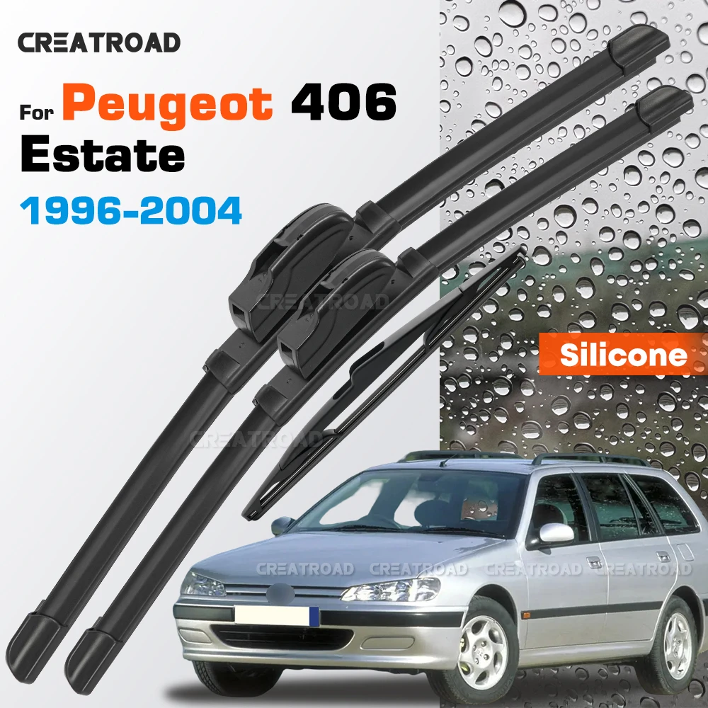 Silicone Wiper Blades Fit For Peugeot 406 Estate 1996-2004 Coated Silent HD Wear-Resistant Windshield Wipers 24"+22"+14"
Silicone Wiper Blades Fit For Peugeot 406 Estate 1996-2004 Coated Silent HD Wear-Resistant Windshield Wipers 24"+22"+14"