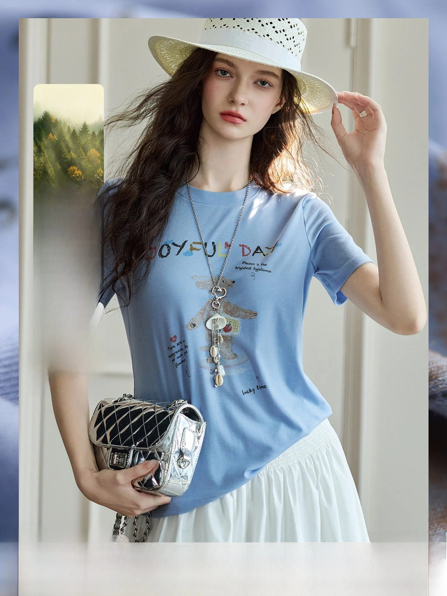 round Neck Short Sleeve T-Shirt Lenzing Lyocell Skateboard Dog Versatile Top Comfortable Fit Summer New Arrival Women's Fashion
round Neck Short Sleeve T-Shirt Lenzing Lyocell Skateboard Dog Versatile Top Comfortable Fit Summer New Arrival Women's Fashion