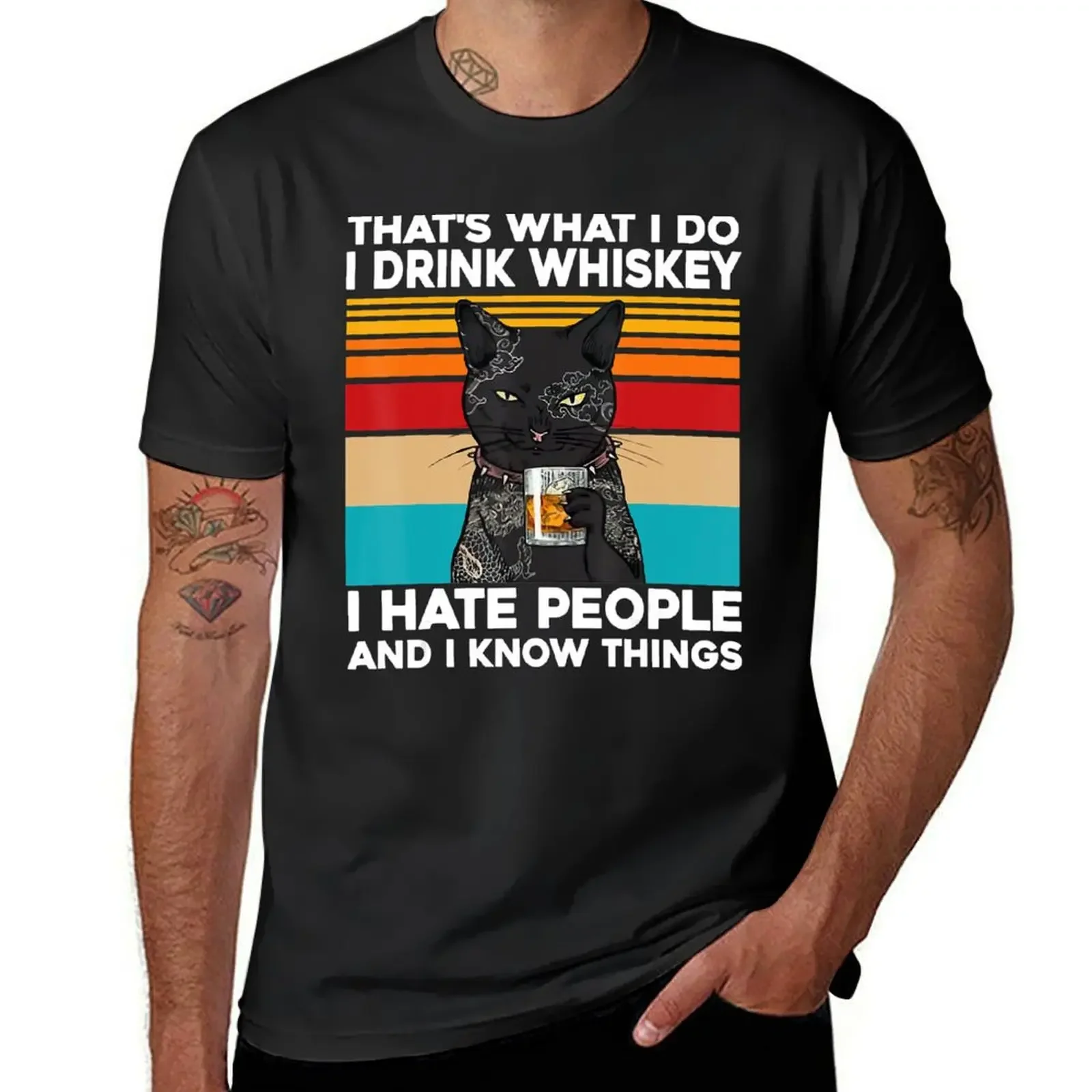 That's What I Do I Drink Whiskey I Hate People Cat Tattoo T-Shirt boys whites blue lock sublime mens designer clothes
That's What I Do I Drink Whiskey I Hate People Cat Tattoo T-Shirt boys whites blue lock sublime mens designer clothes