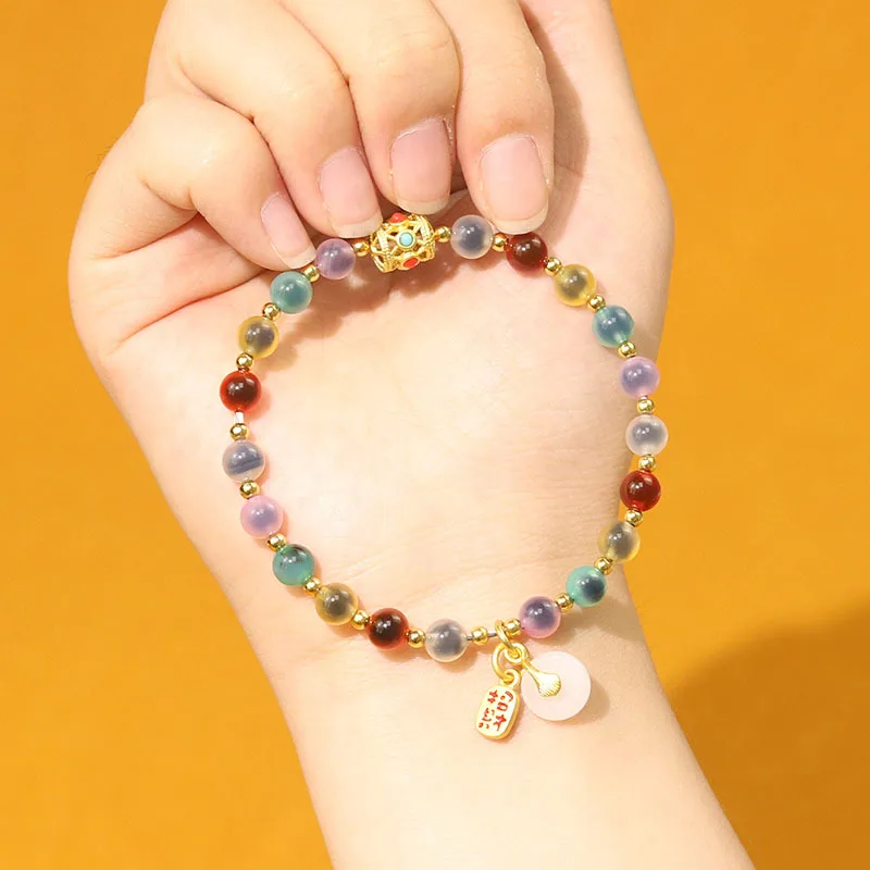 Sugar Heart Agate Half Sugar Bracelet for Women Peace Buckle Lucky Transfer Elegant Cultural and Creative Jewelry Gifts
Sugar Heart Agate Half Sugar Bracelet for Women Peace Buckle Lucky Transfer Elegant Cultural and Creative Jewelry Gifts