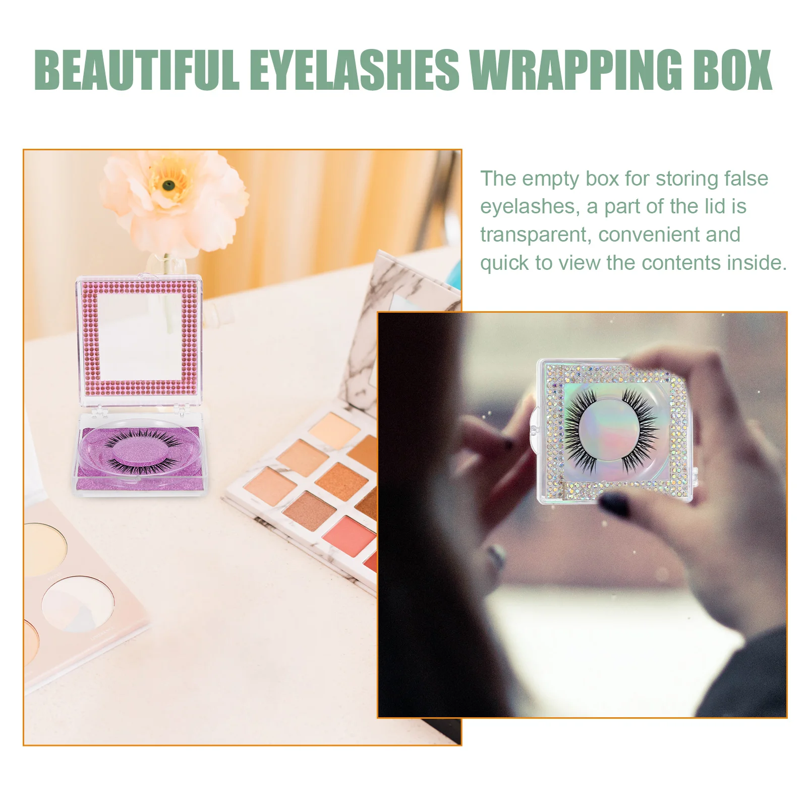 3pcs Empty False Lash Colorful Eyelash Storage Box Storage Box Transparent Lid Colorful Eyelash Organizer For Makeup Lovers
3pcs Empty False Lash Colorful Eyelash Storage Box Storage Box Transparent Lid Colorful Eyelash Organizer For Makeup Lovers