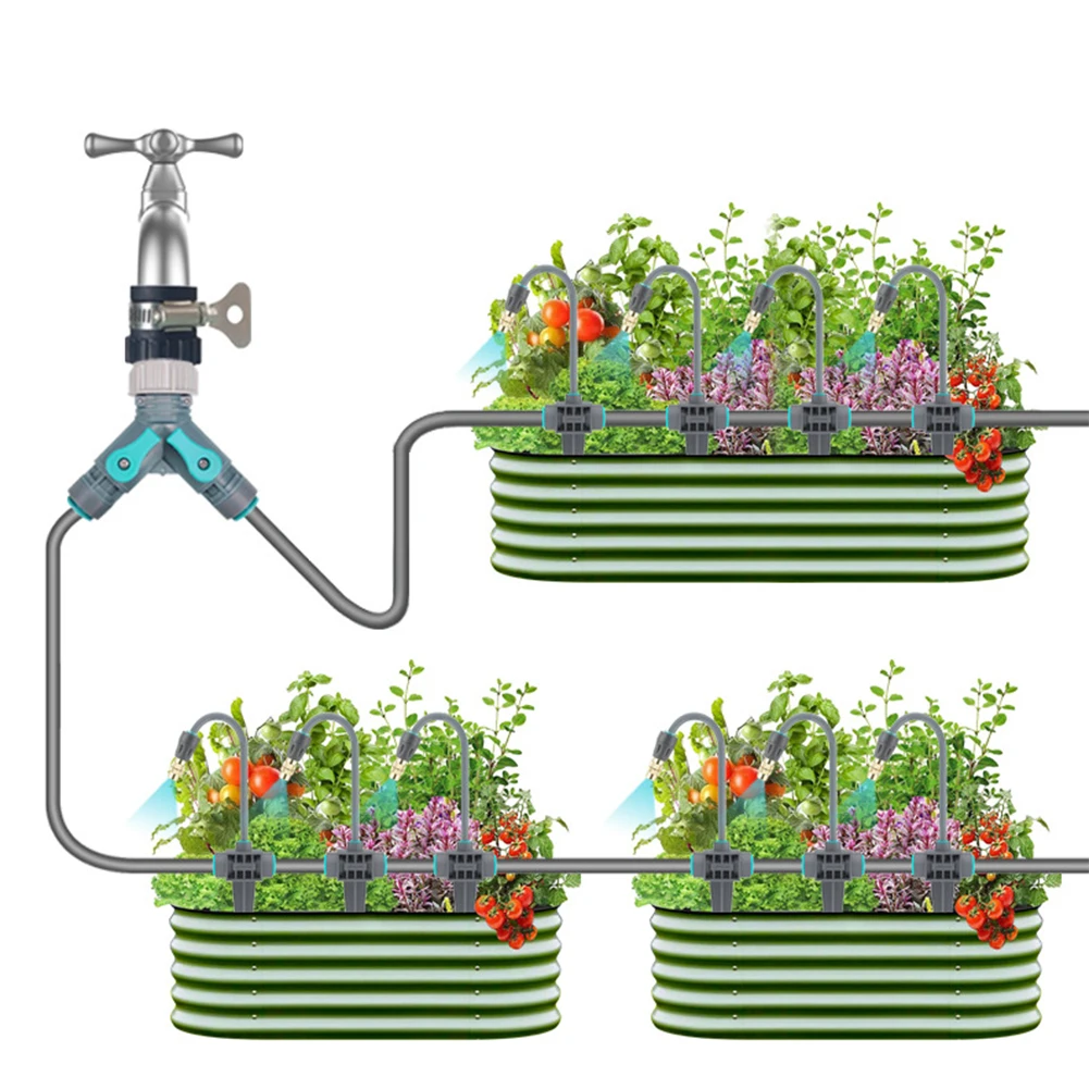 Drip & Micro Sprinkler Irrigation System Kit Adjustable Watering Solution for Greenhouses, Farms, Gardens, and Potted Plants
Drip & Micro Sprinkler Irrigation System Kit Adjustable Watering Solution for Greenhouses, Farms, Gardens, and Potted Plants