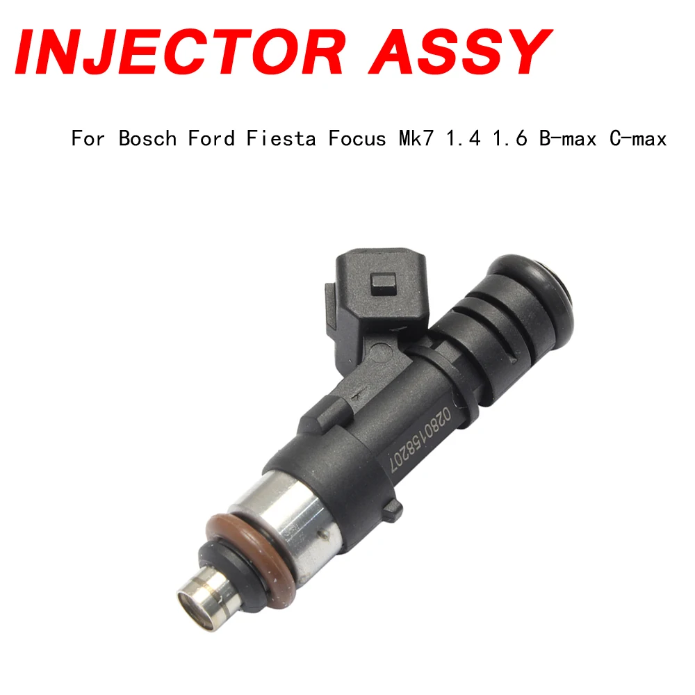 1PCS Fuel Injector Nozzle For Bosch Ford Fiesta Focus Mk7 1.4 1.6 B-max C-max 0280158207
1PCS Fuel Injector Nozzle For Bosch Ford Fiesta Focus Mk7 1.4 1.6 B-max C-max 0280158207
