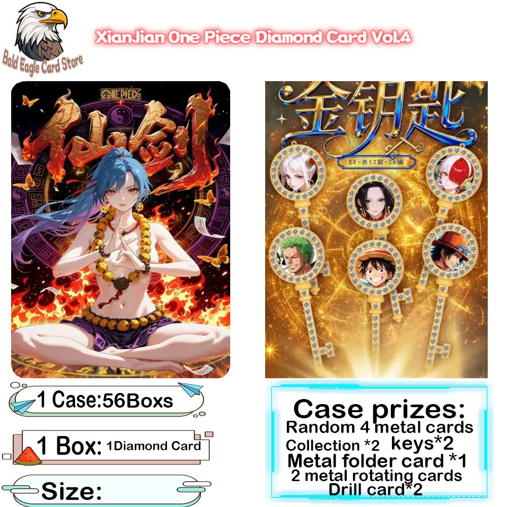 2026 Wholesale Newest One Piece Vol.4 Cultural Collection Card Diamond Ticket Metal Diamond Card New Year Gift
2026 Wholesale Newest One Piece Vol.4 Cultural Collection Card Diamond Ticket Metal Diamond Card New Year Gift