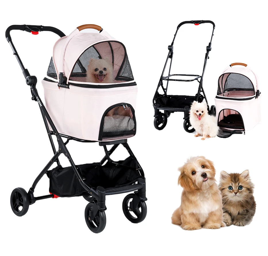 3 in 1 Dog Stroller Car Seat for One Dog or Cat Detachable Pet Trolley One Hand Folding Double Pet Stroller
3 in 1 Dog Stroller Car Seat for One Dog or Cat Detachable Pet Trolley One Hand Folding Double Pet Stroller
