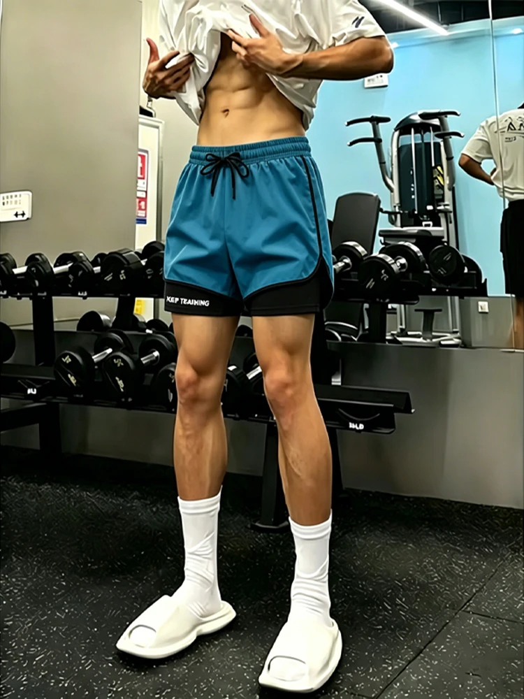 Blue Ice Silk Quick Dry Lightweight Breathable Training Shorts Men's Fitness Sport Shorts Summer Anti-Light Walking Shorts
Blue Ice Silk Quick Dry Lightweight Breathable Training Shorts Men's Fitness Sport Shorts Summer Anti-Light Walking Shorts