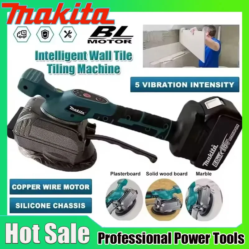 Makita Cordless Tile Intelligent Wall Tile Tiling Machine Tile Vibration Leveling Machine Power Tools For Makita 18V Battery
Makita Cordless Tile Intelligent Wall Tile Tiling Machine Tile Vibration Leveling Machine Power Tools For Makita 18V Battery