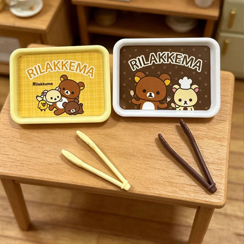 Rilakkuma Miniature Mini Simulation Tray Dinner Plate Bread Clip Toy Home Decoration Ornament For Hobby Collection
Rilakkuma Miniature Mini Simulation Tray Dinner Plate Bread Clip Toy Home Decoration Ornament For Hobby Collection