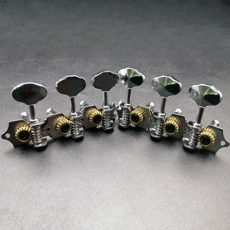 6pcs 18:1 Gear Ratio Vintage Open Gear String Tuners Tuning Pegs Key Machine Head for Acoustic Guitar
6pcs 18:1 Gear Ratio Vintage Open Gear String Tuners Tuning Pegs Key Machine Head for Acoustic Guitar