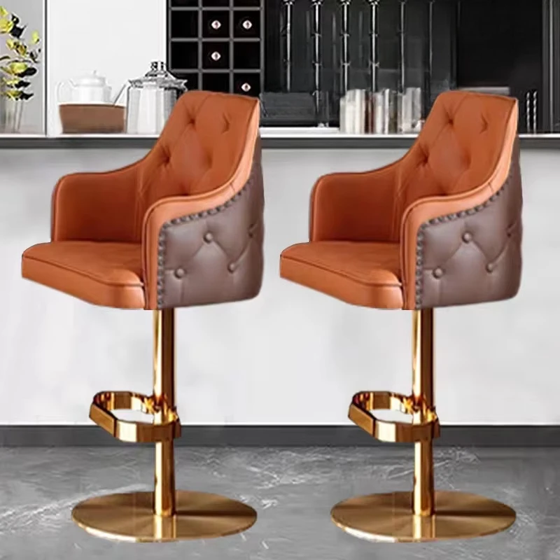 Leather metal base bar stool suitable for home bar commercial use
Leather metal base bar stool suitable for home bar commercial use