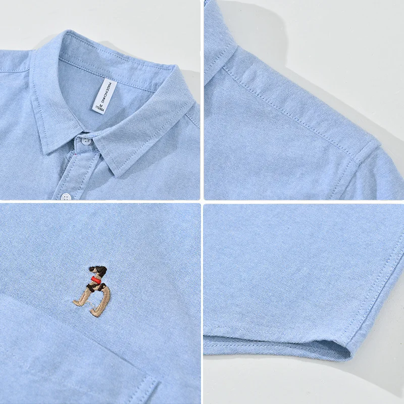 2025 Spring/Autumn Fashion Oxford Embroidered Long-Sleeve Shirt Men's Comfort Square Collar Casual Webbing Unique Cotton Blouse
2025 Spring/Autumn Fashion Oxford Embroidered Long-Sleeve Shirt Men's Comfort Square Collar Casual Webbing Unique Cotton Blouse