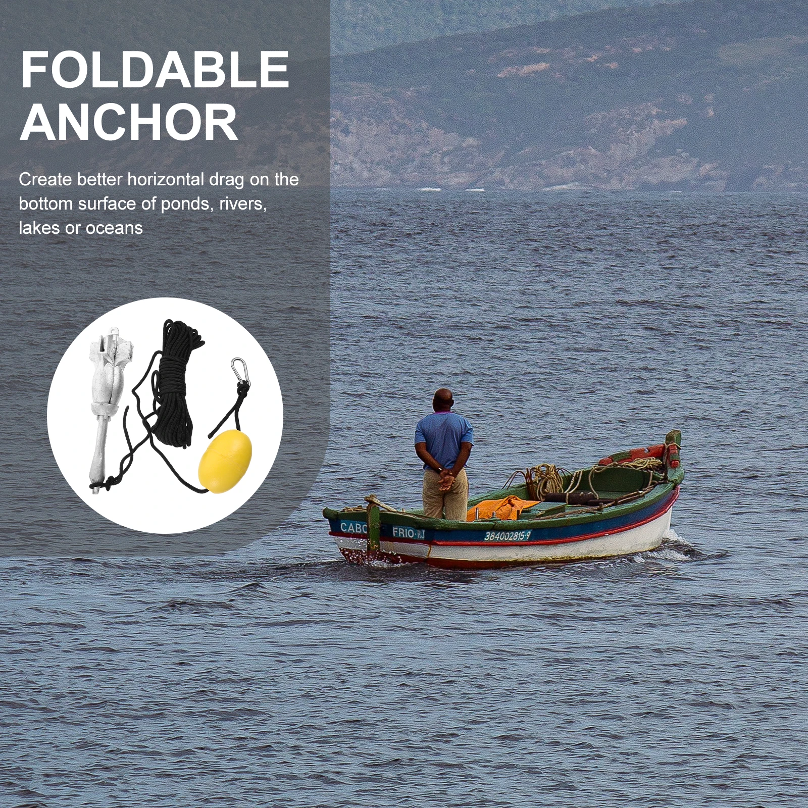 4 Claws Anchor Accessories for Boat Boats Fishing Kayak Aluminum Anchors Folding Durable Canoe Pvc
4 Claws Anchor Accessories for Boat Boats Fishing Kayak Aluminum Anchors Folding Durable Canoe Pvc