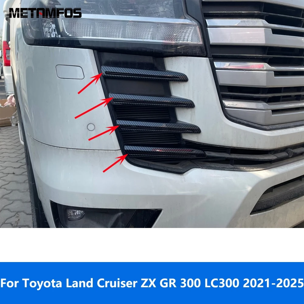 For Toyota Land Cruiser ZX GR 300 LC300 J300 2021-2024 2025 Carbon Fiber Front Side Grille Racing Grill Cover Trim Accessories
For Toyota Land Cruiser ZX GR 300 LC300 J300 2021-2024 2025 Carbon Fiber Front Side Grille Racing Grill Cover Trim Accessories