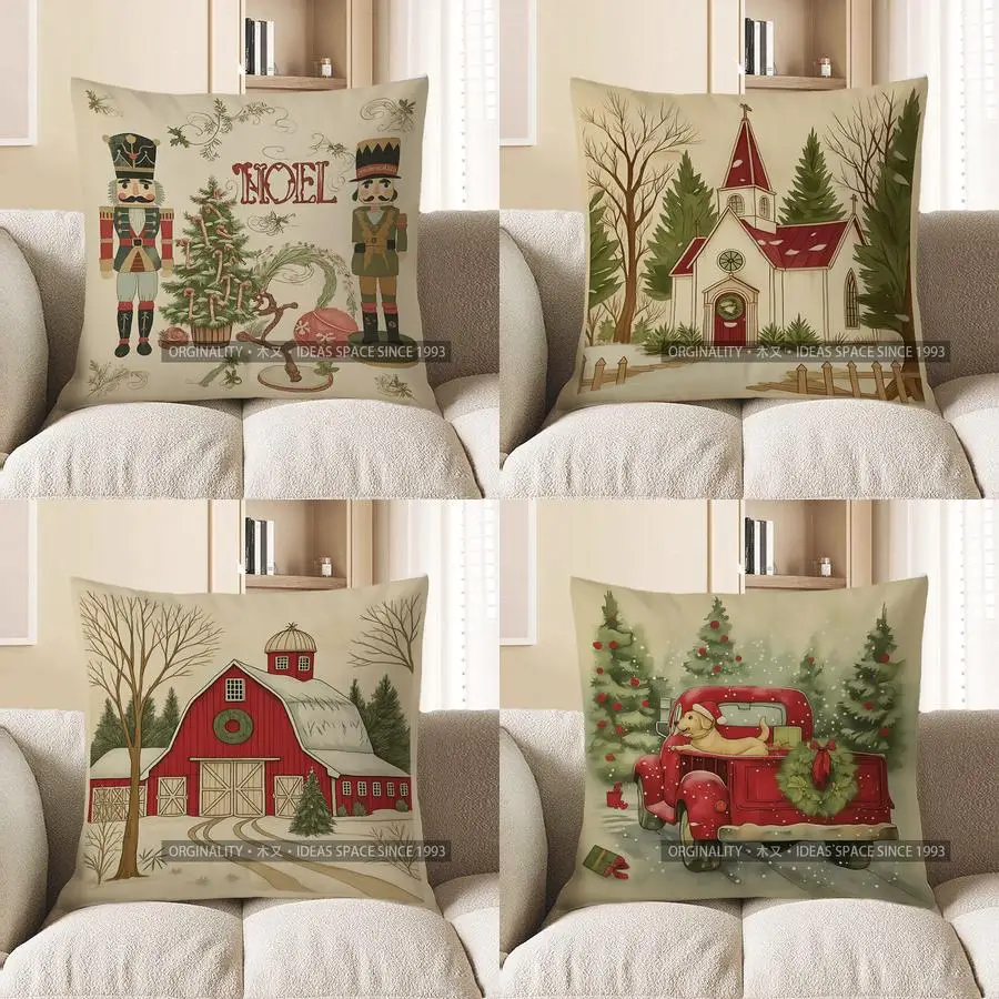 Домашний декор Noel Щелкунчики и декор для рождественской елки, наволочка с узором, подходит для дивана, спальни, автомобиля, наволочка
Домашний декор Noel Щелкунчики и декор для рождественской елки, наволочка с узором, подходит для дивана, спальни, автомобиля, наволочка