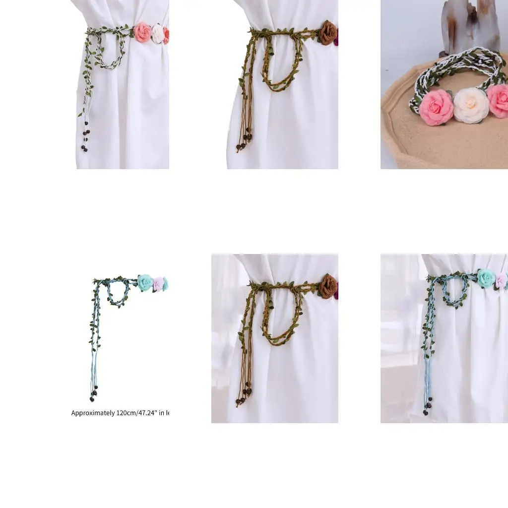 39BB Ladies Bohemian Waist Belt Girdle Adjustable Hole Flower Belt Summer Dress Women Summer Seaside Waist Belt
39BB Ladies Bohemian Waist Belt Girdle Adjustable Hole Flower Belt Summer Dress Women Summer Seaside Waist Belt