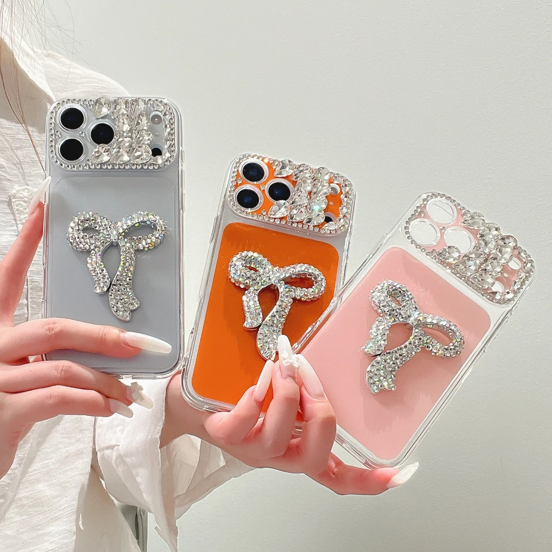Luxury Instant 17 Series Camera Precision Hole Handmade Rhinestone Bow Glitter Case For iPhone 14 15 16 17 Pro Max Phone Cover
Luxury Instant 17 Series Camera Precision Hole Handmade Rhinestone Bow Glitter Case For iPhone 14 15 16 17 Pro Max Phone Cover