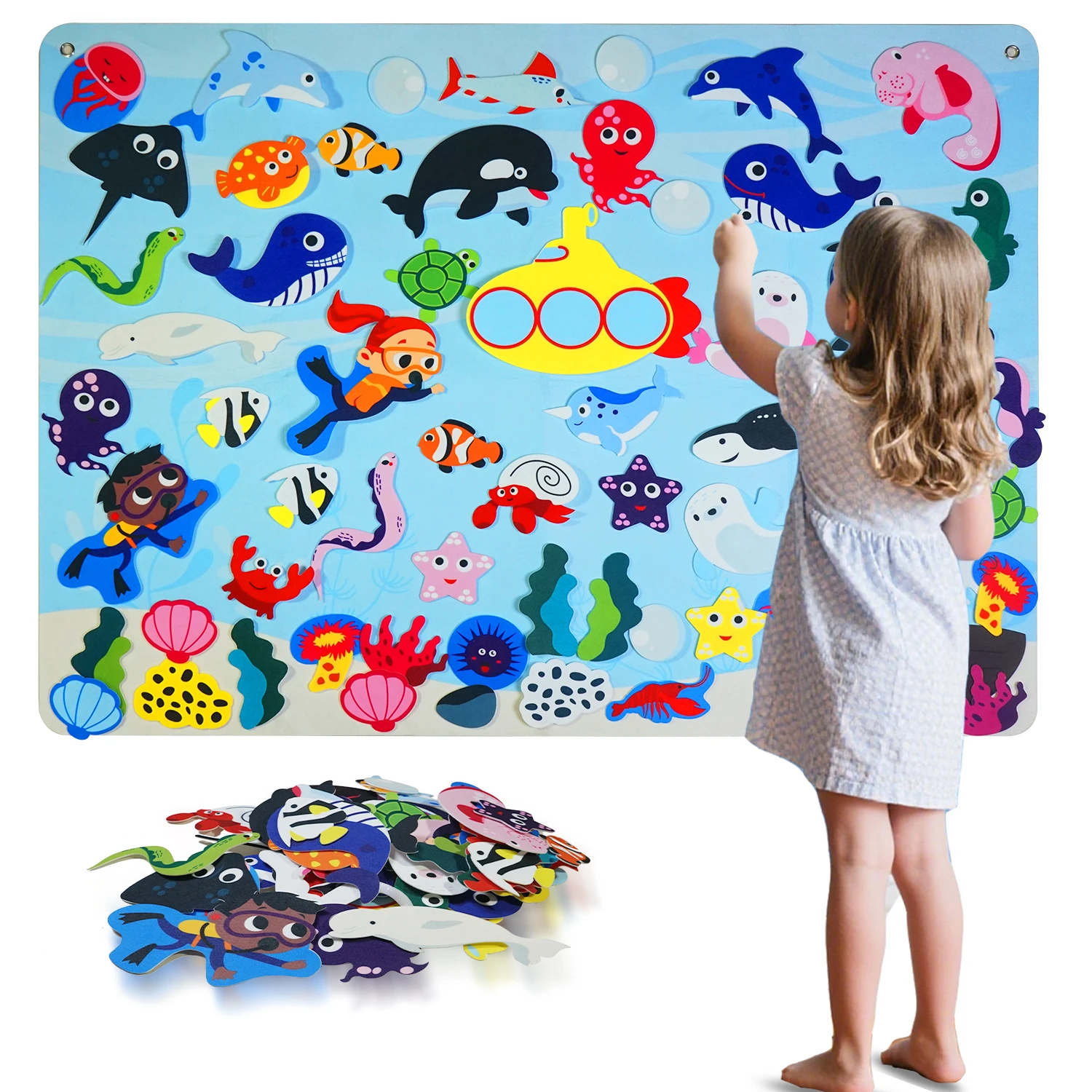Доска с изображением океанского фетра — доска Монтессори для малышей, настенный образовательный подарок
Доска с изображением океанского фетра — доска Монтессори для малышей, настенный образовательный подарок